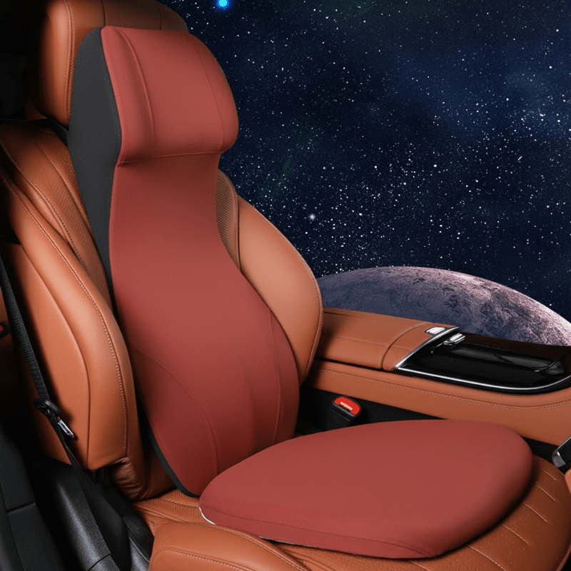 ERGOCARVE – Supporto integrato per collo e lombare dell'auto realizzato in memory foam