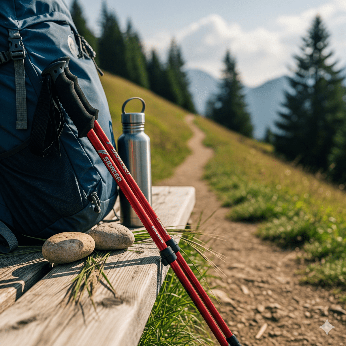 PEAKPATH – Bastoni da trekking regolabili per stabilità e comfort
