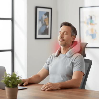 TRAPESHIELD – Massaggiatore elettrico shiatsu per collo e trapezio con pressione profonda