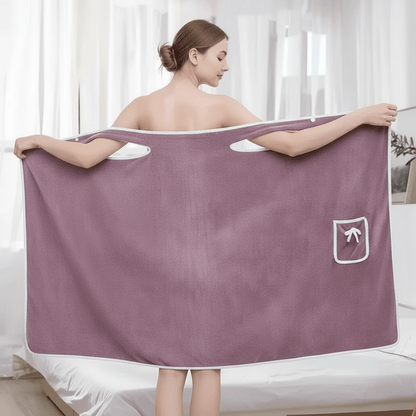 AquaWrap – Asciugamano da bagno portatile per donna ad asciugatura rapida