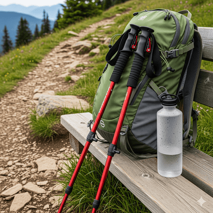 PEAKPATH – Bastoni da trekking regolabili per stabilità e comfort