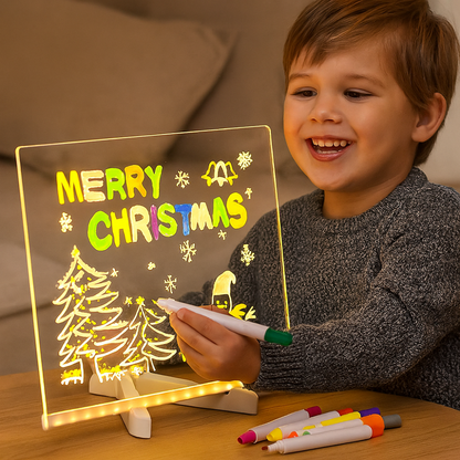 GlowCraft | Tavolo da disegno LED per bambini, per un divertimento creativo e istruttivo durante le vacanze