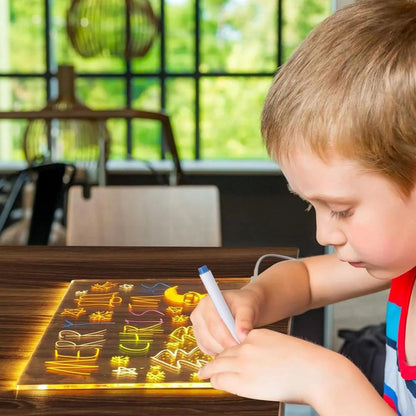 GlowCraft | Tavolo da disegno LED per bambini, per un divertimento creativo e istruttivo durante le vacanze