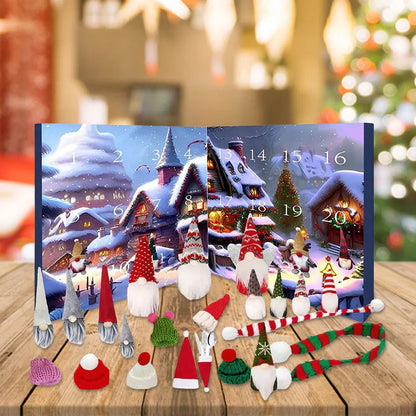 GnomeMagic | Calendario dell'Avvento natalizio con peluche stravagante per bambini, edizione 2025