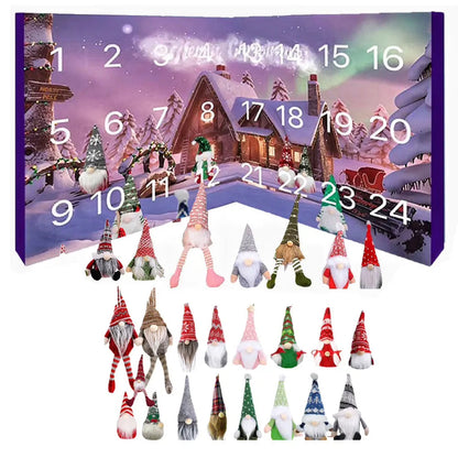 GnomeMagic | Calendario dell'Avvento natalizio con peluche stravagante per bambini, edizione 2025