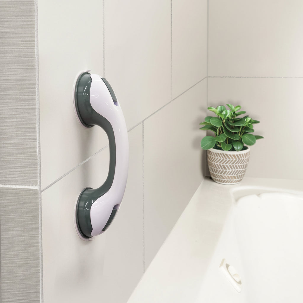 Barra di sostegno con ventosa per la sicurezza nel bagno