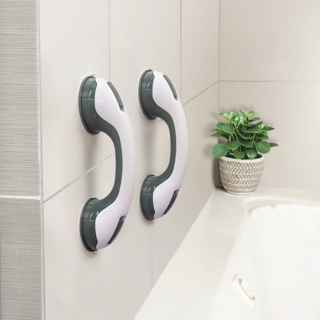 Barra di sostegno con ventosa per la sicurezza nel bagno