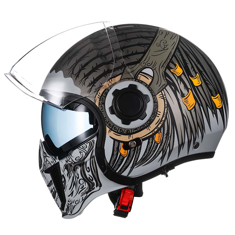 Casco AstraGuard con doppia visiera
