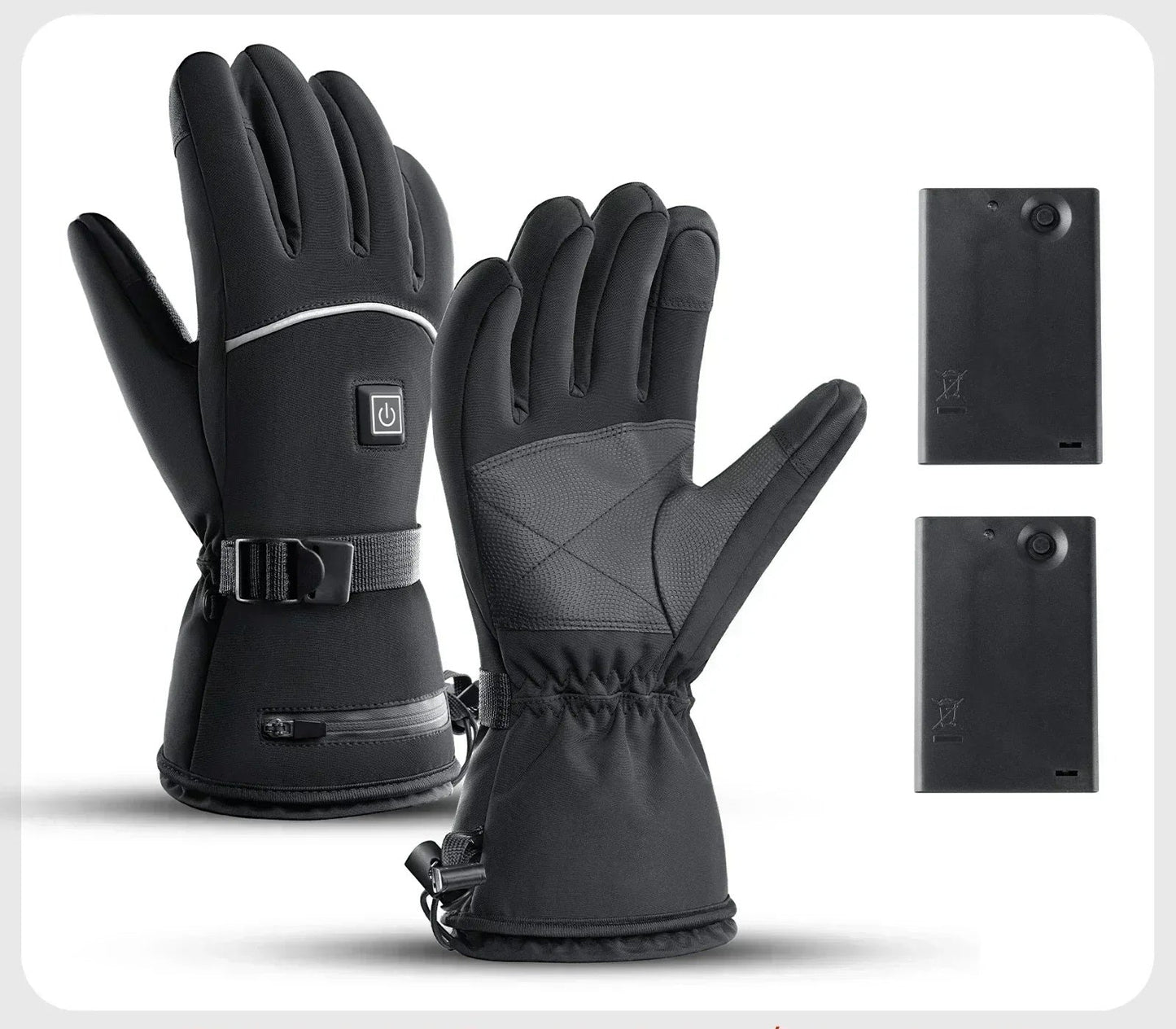 Guanti da moto riscaldati: abbigliamento invernale impermeabile con batteria ricaricabile, funzione touchscreen e protezione termica superiore