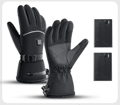 Guanti da moto riscaldati: abbigliamento invernale impermeabile con batteria ricaricabile, funzione touchscreen e protezione termica superiore