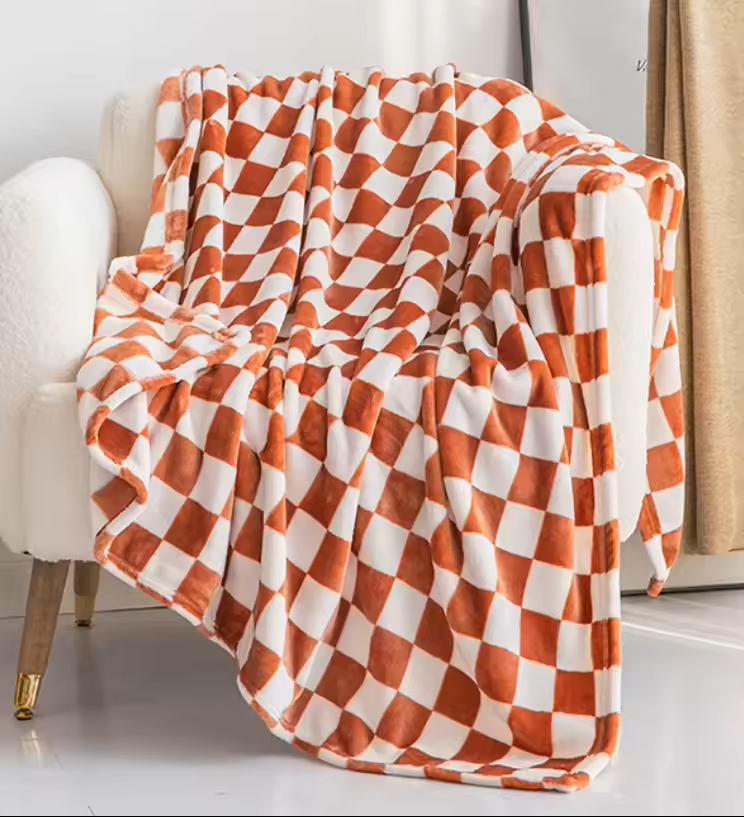 COZYCHECK – Coperta in flanella e pile | Morbida, calda e utilizzabile tutto l'anno