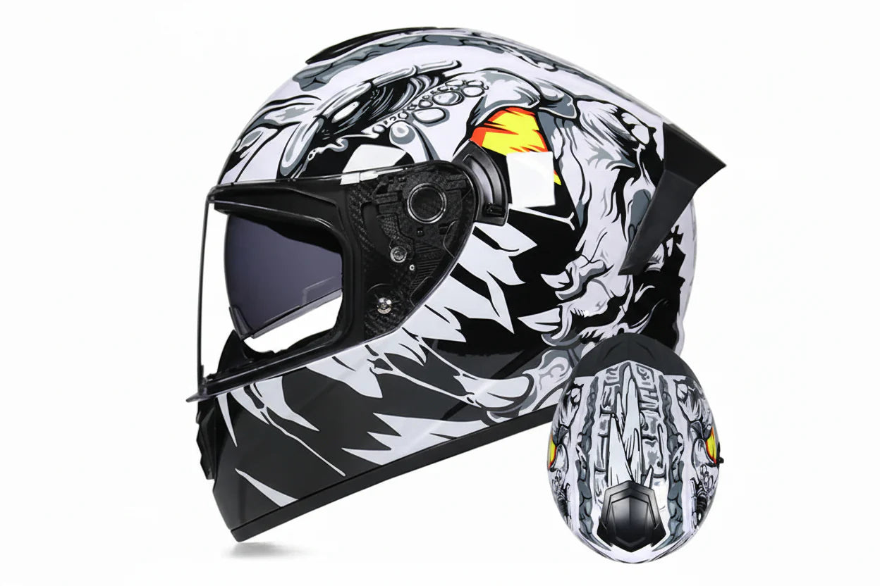 Casco LVS-701 con protezione completa dal vento