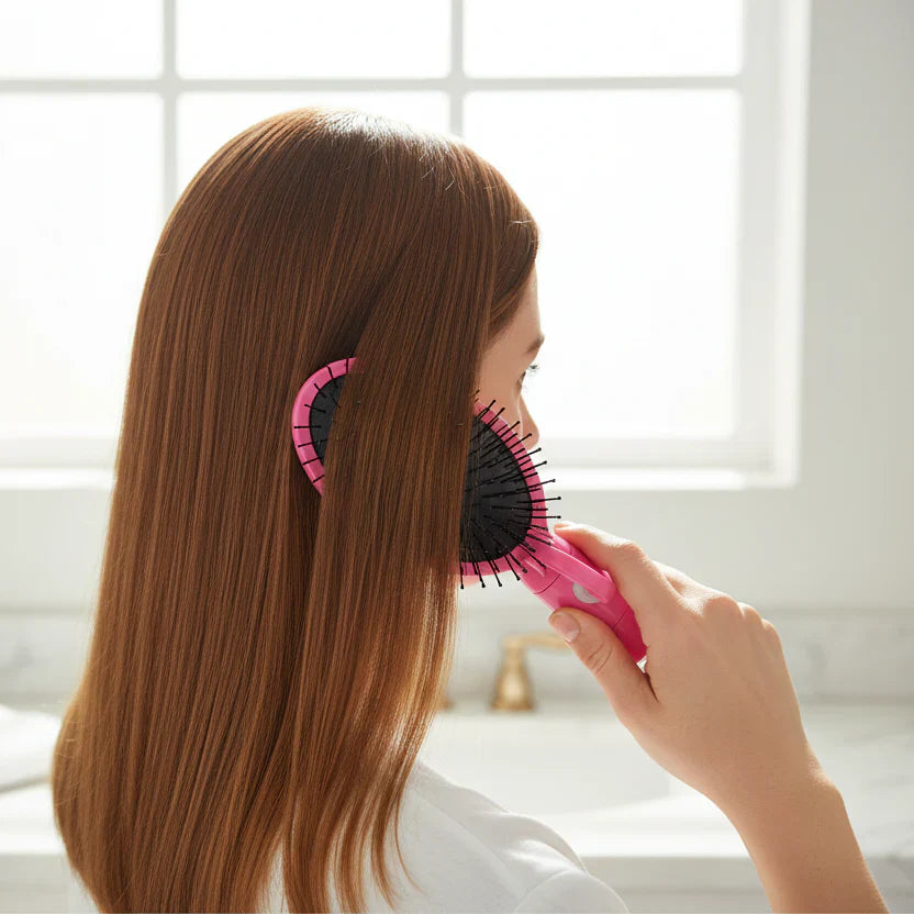 MISTBRUSH – Spazzola 2-in-1 con funzione spray per styling di capelli bagnati e asciutti
