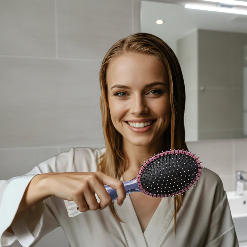 MISTBRUSH – Spazzola 2-in-1 con funzione spray per styling di capelli bagnati e asciutti