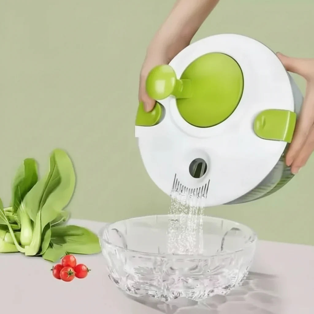 SALADFLOW – Centrifuga per insalata multifunzione per lavaggio e asciugatura