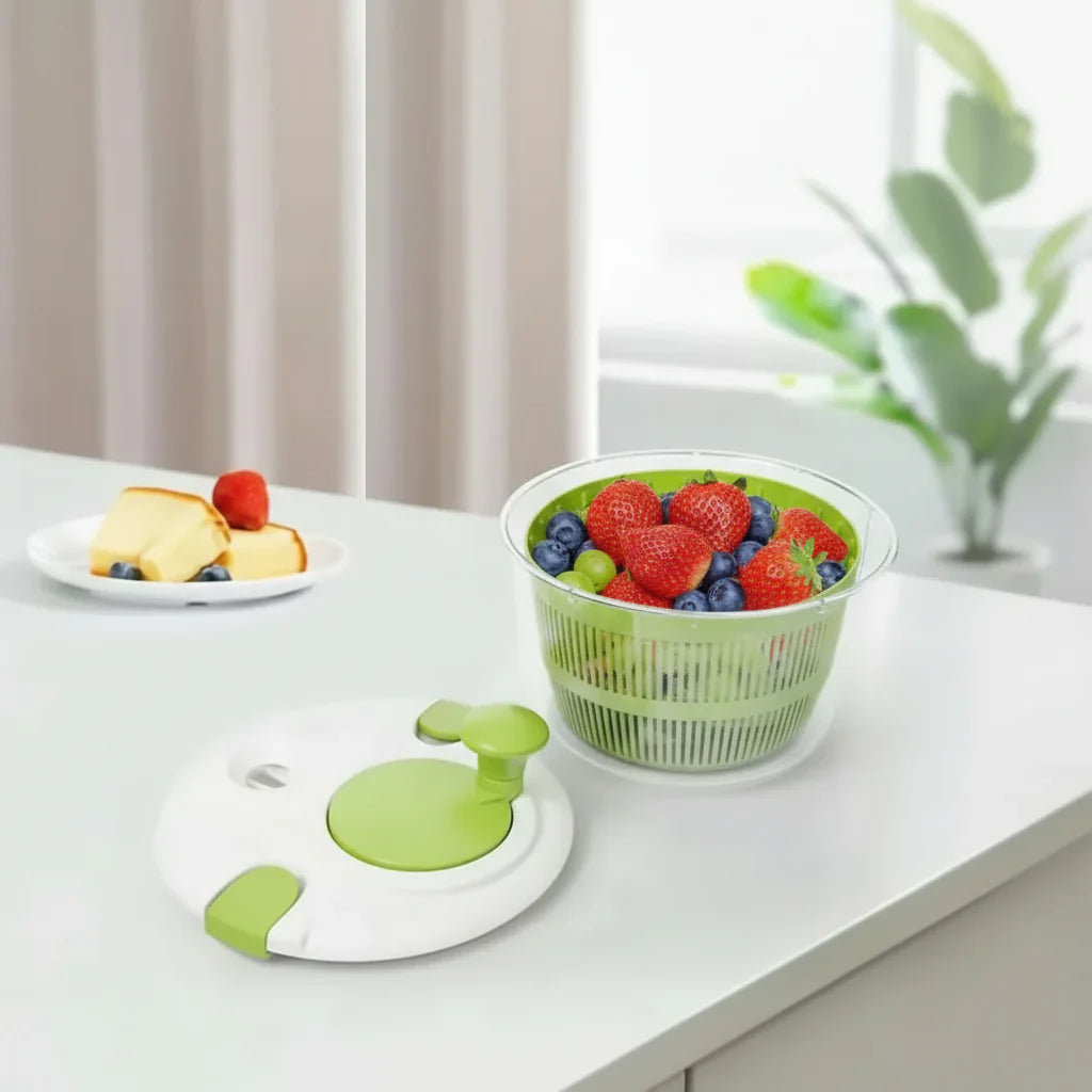 SALADFLOW – Centrifuga per insalata multifunzione per lavaggio e asciugatura