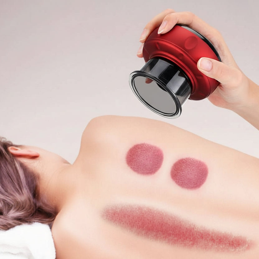 Energyflow - Set di coppette elettriche per il trattamento della cellulite e il rilassamento muscolare