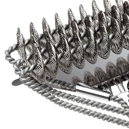 GrillMaster – Spazzola per barbecue in acciaio inossidabile senza setole