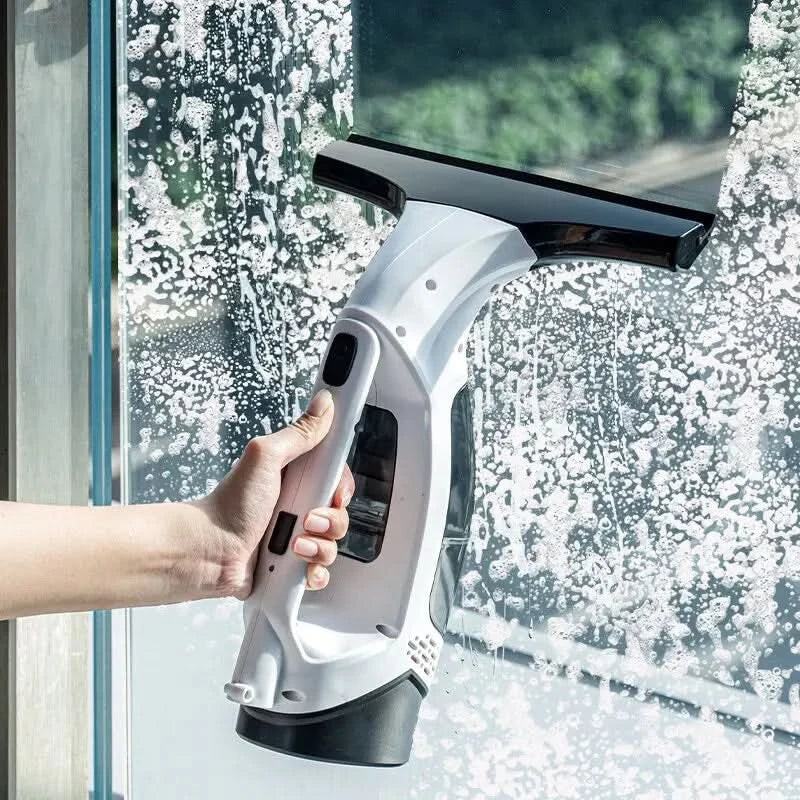 GLASSFLOW – Pulitore elettrico per finestre con elevata potenza di aspirazione e facile da maneggiare