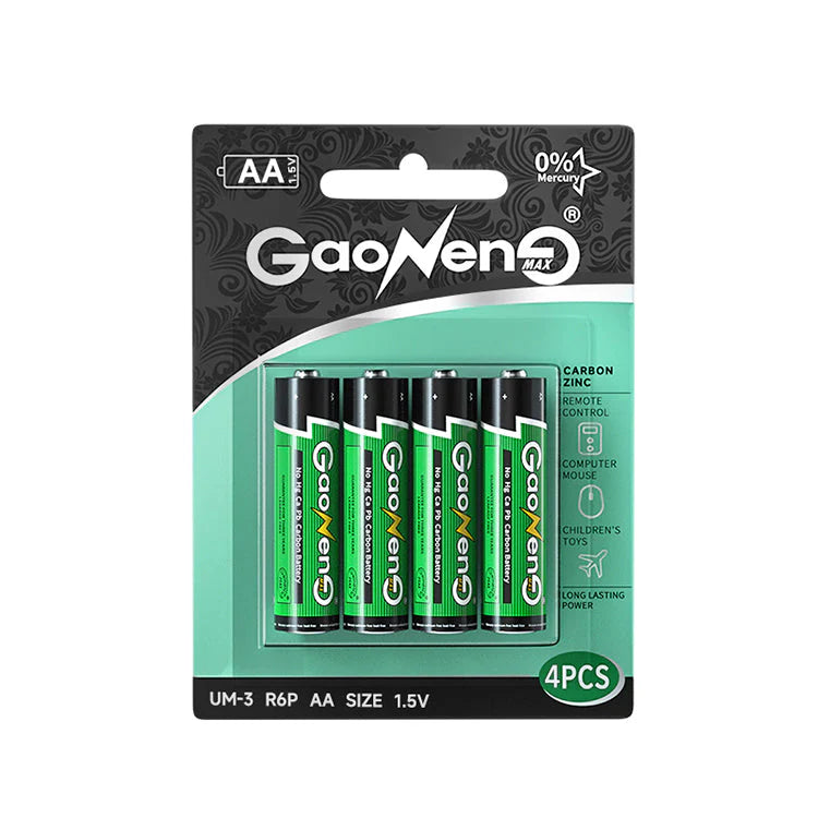 Confezione da 4 batterie AA da 1,5 V