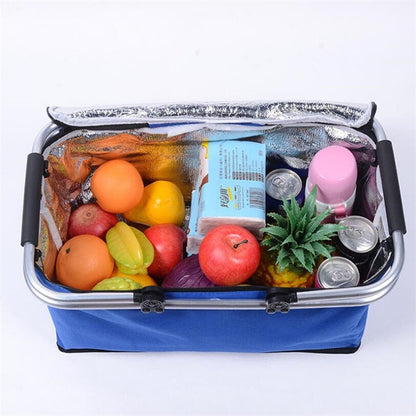 Frigorifero portatile pieghevole | Borsa termica per campeggio e viaggi