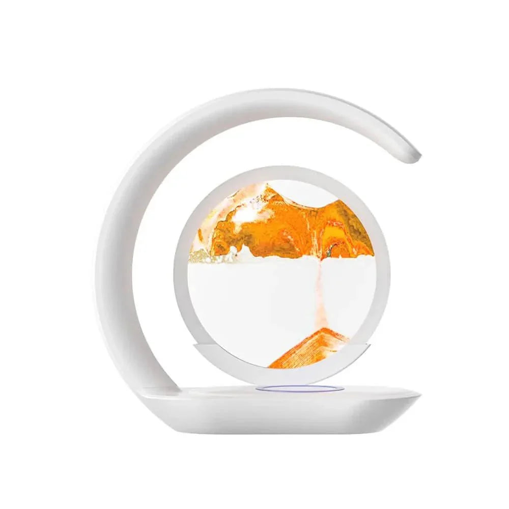 SOLVIA – Lampada LED tattile in sabbia artistica