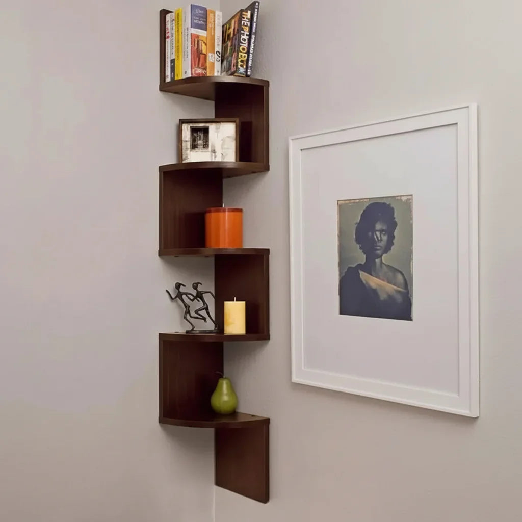FLOATIERA – Mensola da parete angolare | Soluzione salvaspazio con design moderno