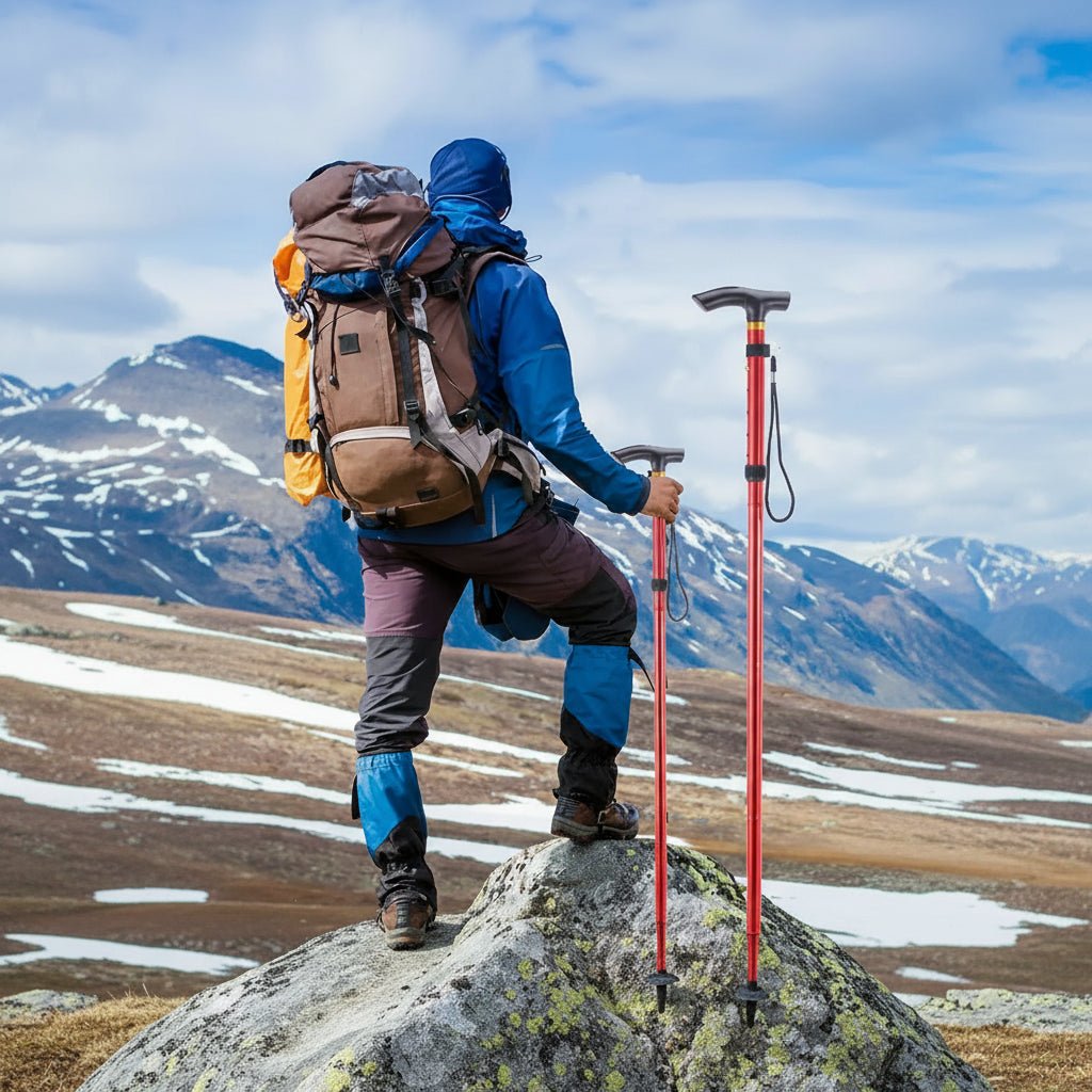 ROAMSTICK – Bastone da trekking telescopico pieghevole compatto per escursionismo e viaggi