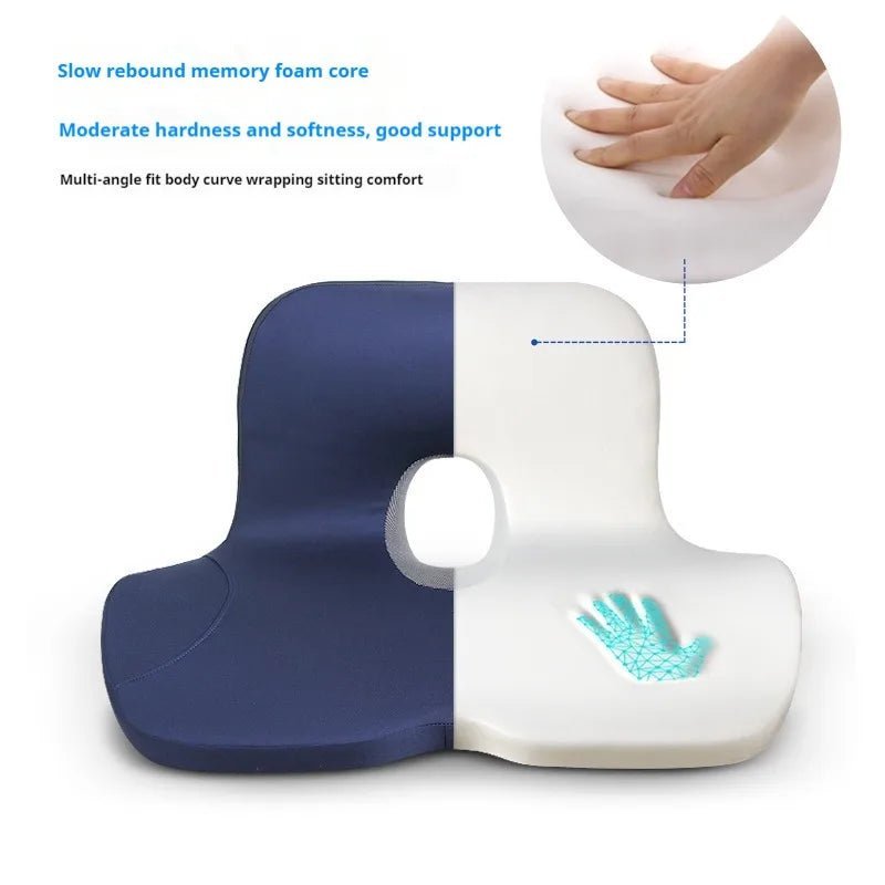 CURVICUSH – Cuscino in memory foam a forma di L per la stabilizzazione della vita e il comfort dell’anca