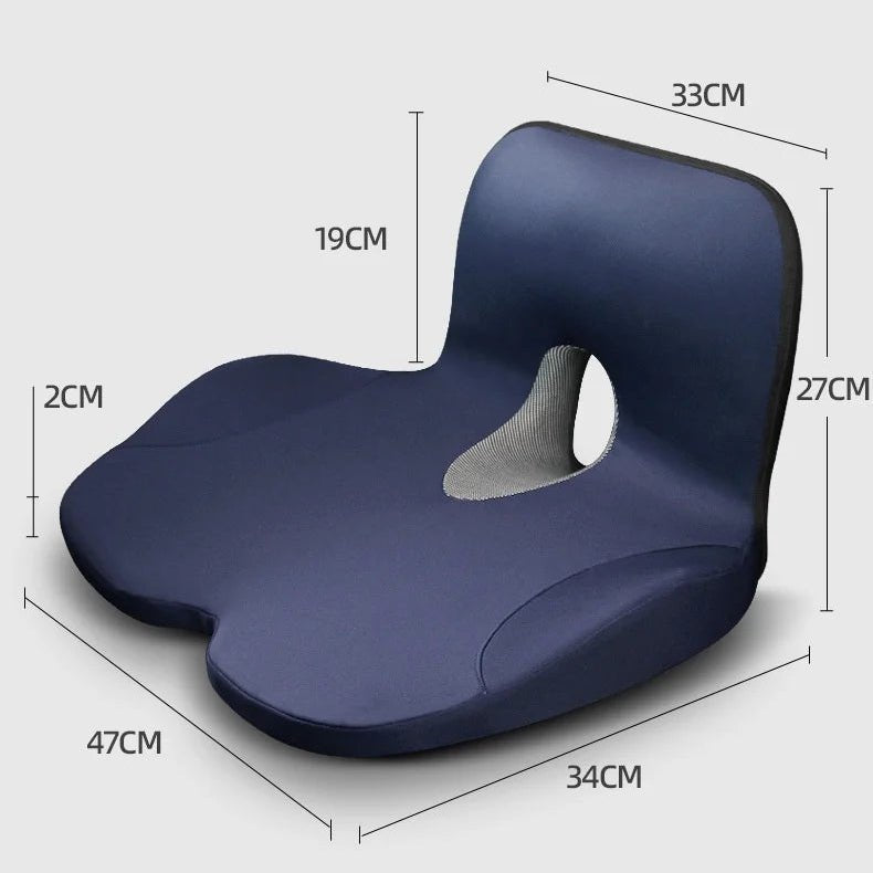 CURVICUSH – Cuscino in memory foam a forma di L per la stabilizzazione della vita e il comfort dell’anca