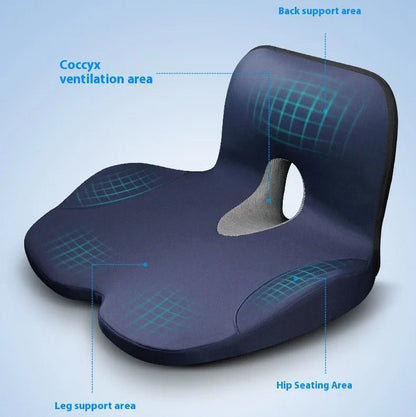 CURVICUSH – Cuscino in memory foam a forma di L per la stabilizzazione della vita e il comfort dell’anca