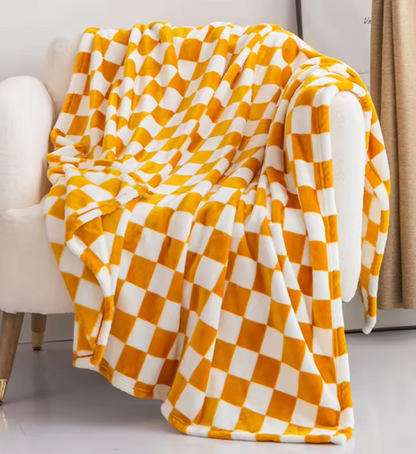 COZYCHECK – Coperta in flanella e pile | Morbida, calda e utilizzabile tutto l'anno