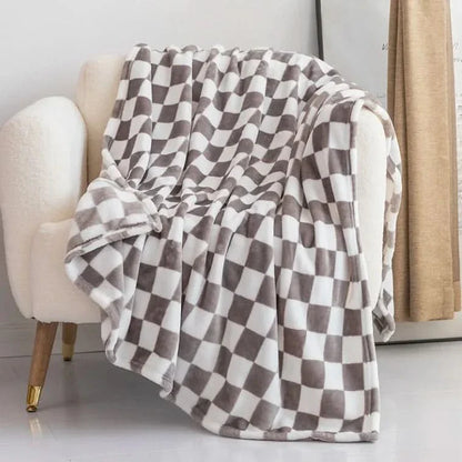 COZYCHECK – Coperta in flanella e pile | Morbida, calda e utilizzabile tutto l'anno