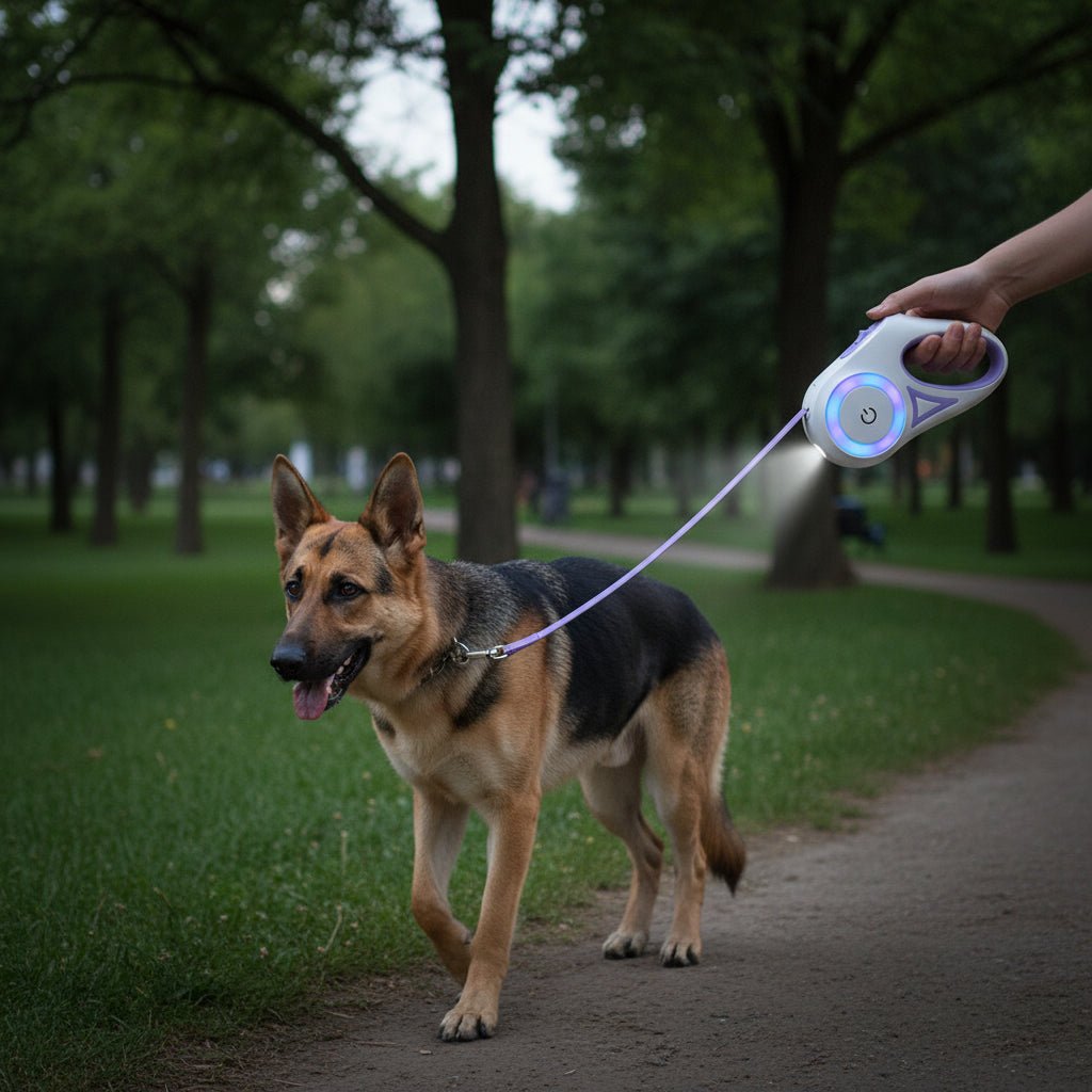 Guinzaglio Safewalk - Guinzaglio luminoso per cani con luce LED per una passeggiata sicura