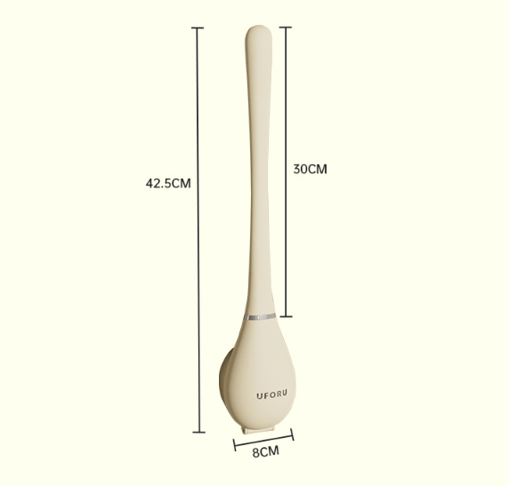 SilicoClean – Spazzola igienica per WC in silicone con portaspazzola