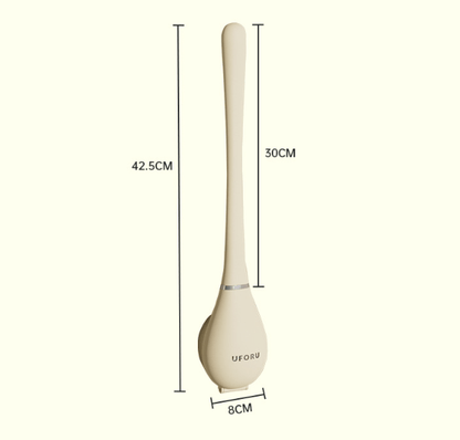 SilicoClean – Spazzola igienica per WC in silicone con portaspazzola