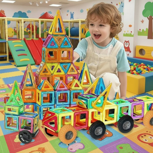 FUNNIBLOX – Set creativo di blocchi magnetici per bambini