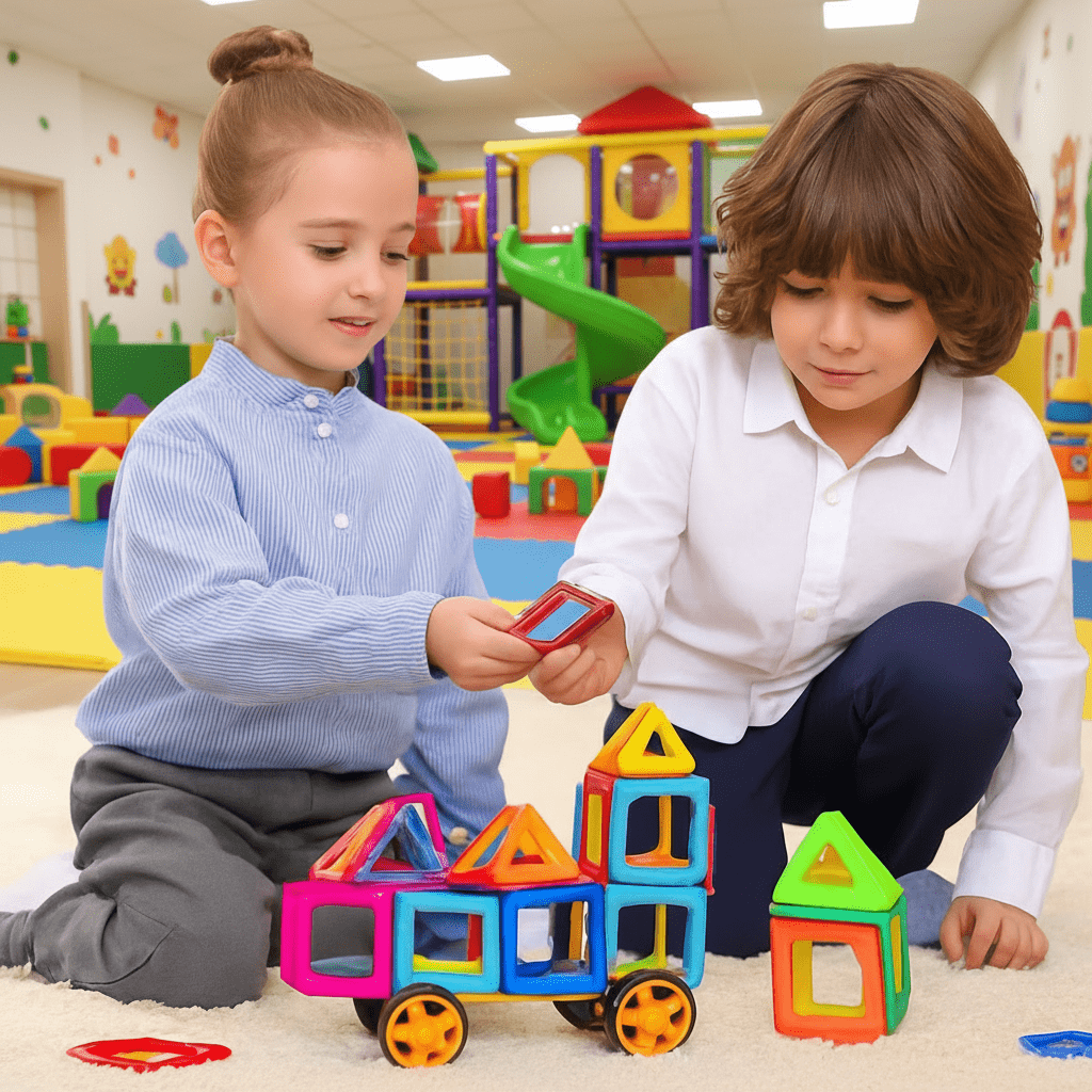 FUNNIBLOX – Set creativo di blocchi magnetici per bambini