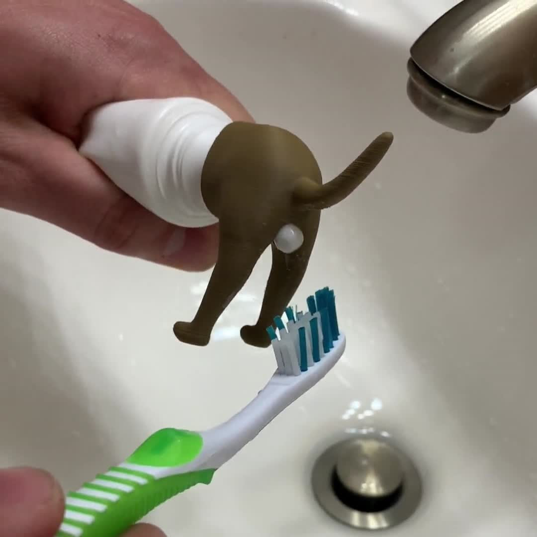 Porta-dentifricio cane divertente | Set da 2 pezzi