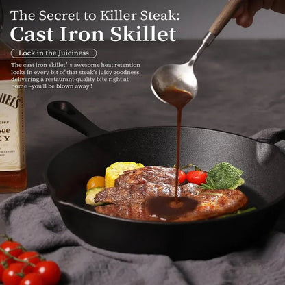 SKILLETFORGE – Padella in ghisa premium per tutti i tipi di cottura