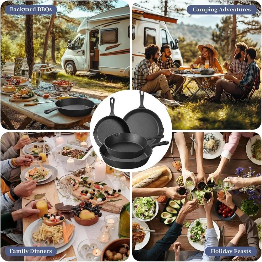 SKILLETFORGE – Padella in ghisa premium per tutti i tipi di cottura