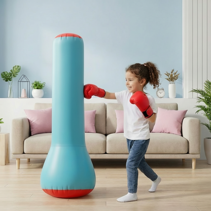 Sacco da boxe gonfiabile per bambini con base d'acqua