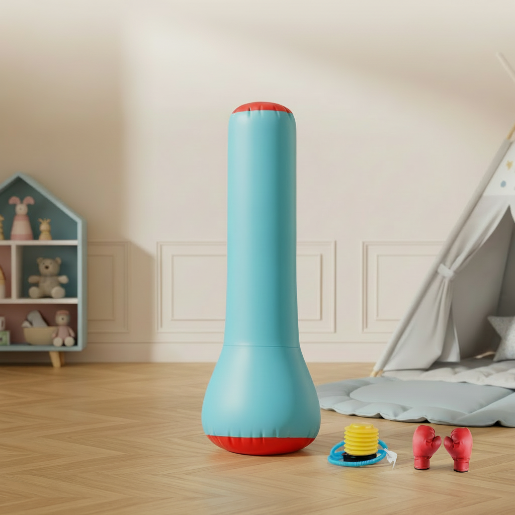 Sacco da boxe gonfiabile per bambini con base d'acqua