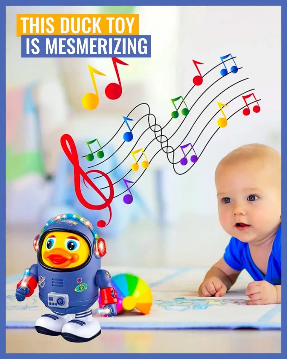 QUACKJOY – Paperella interattiva che danza con luci e musica