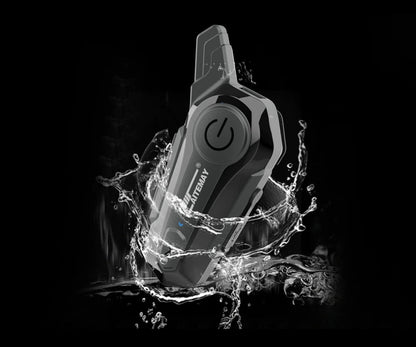 Interfono Bluetooth per casco da moto - Interfono wireless da 1000 M, chiamate in vivavoce, audio cristallino per 2 motociclisti in viaggio e avventura