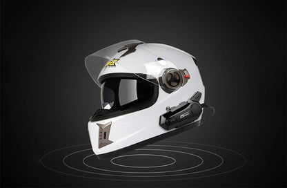 Interfono Bluetooth per casco da moto - Interfono wireless da 1000 M, chiamate in vivavoce, audio cristallino per 2 motociclisti in viaggio e avventura
