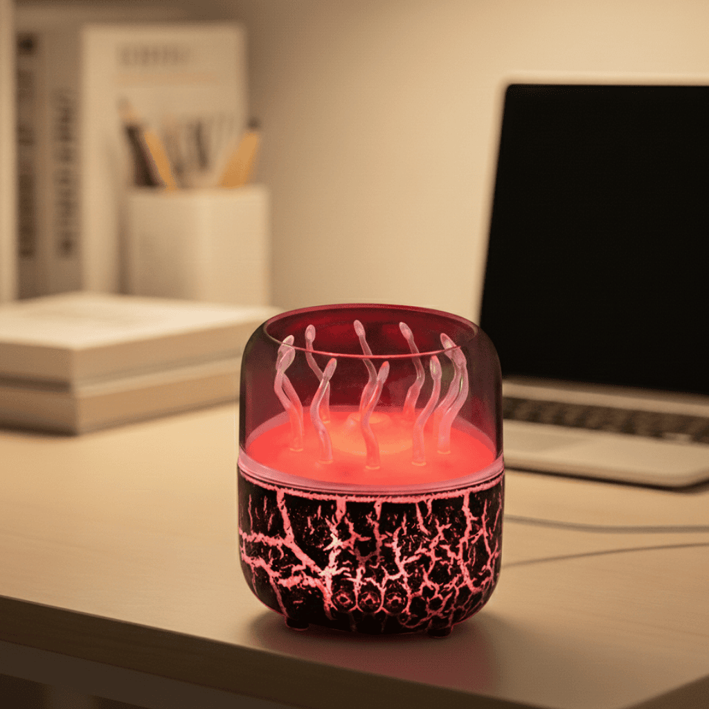 JELLYZEN – Umidificatore ad aroma a forma di medusa da 280 ml con timer