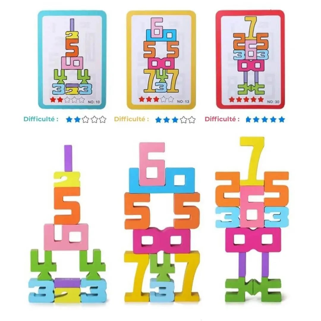 Gioco di Costruzione in Legno Montessori – Building Blocks™