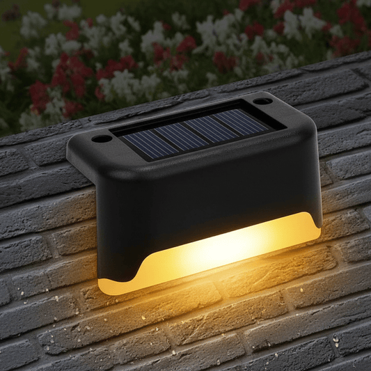 HELIOGLOW – Lampada da parete a LED alimentata ad energia solare per giardino e terrazza