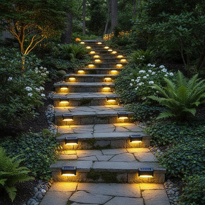 HELIOGLOW – Lampada da parete a LED alimentata ad energia solare per giardino e terrazza
